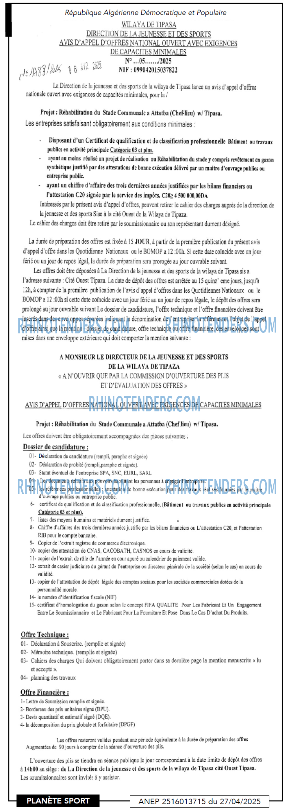 PLANETE SPORT