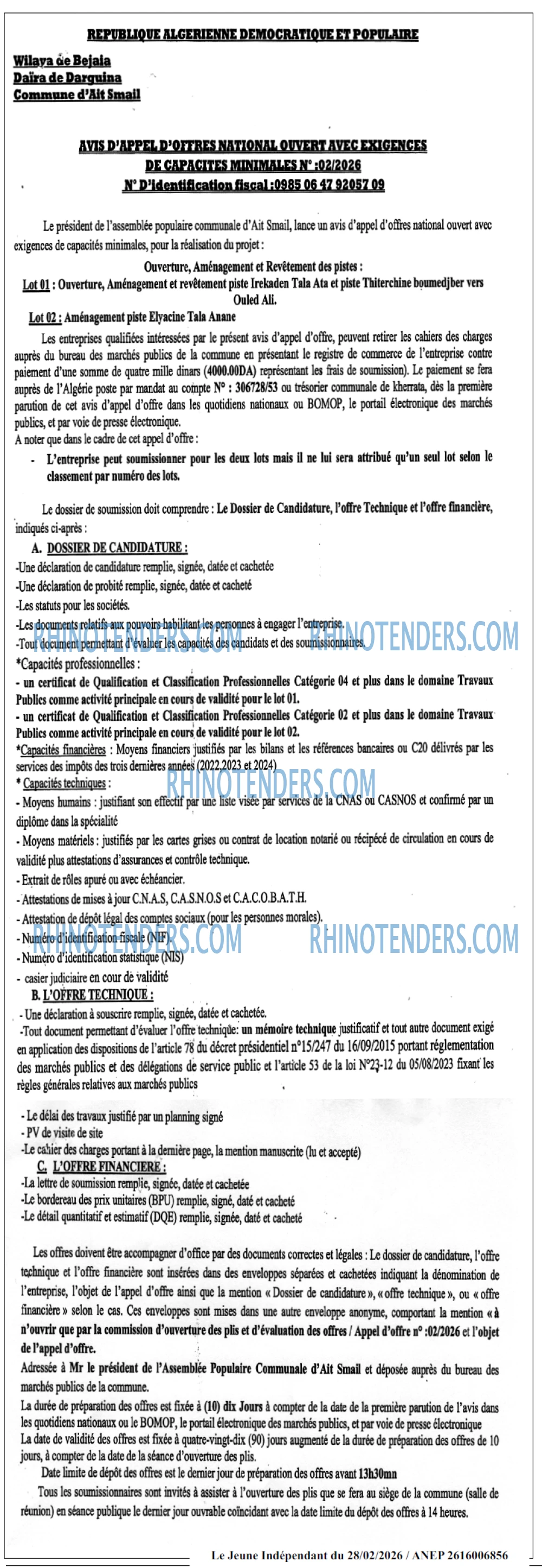 Jeune Independant