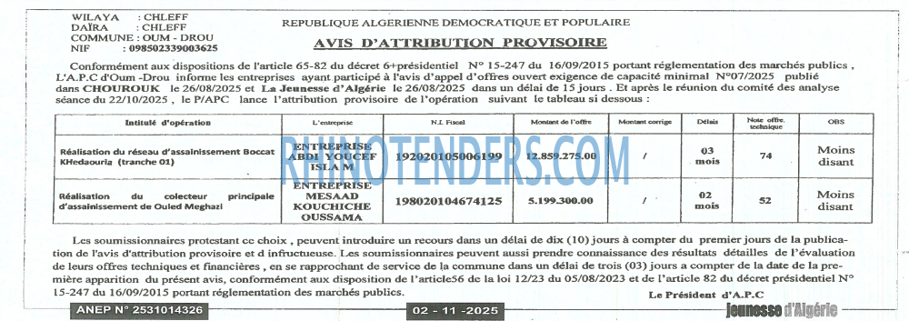 Jeunesse d'Algerie