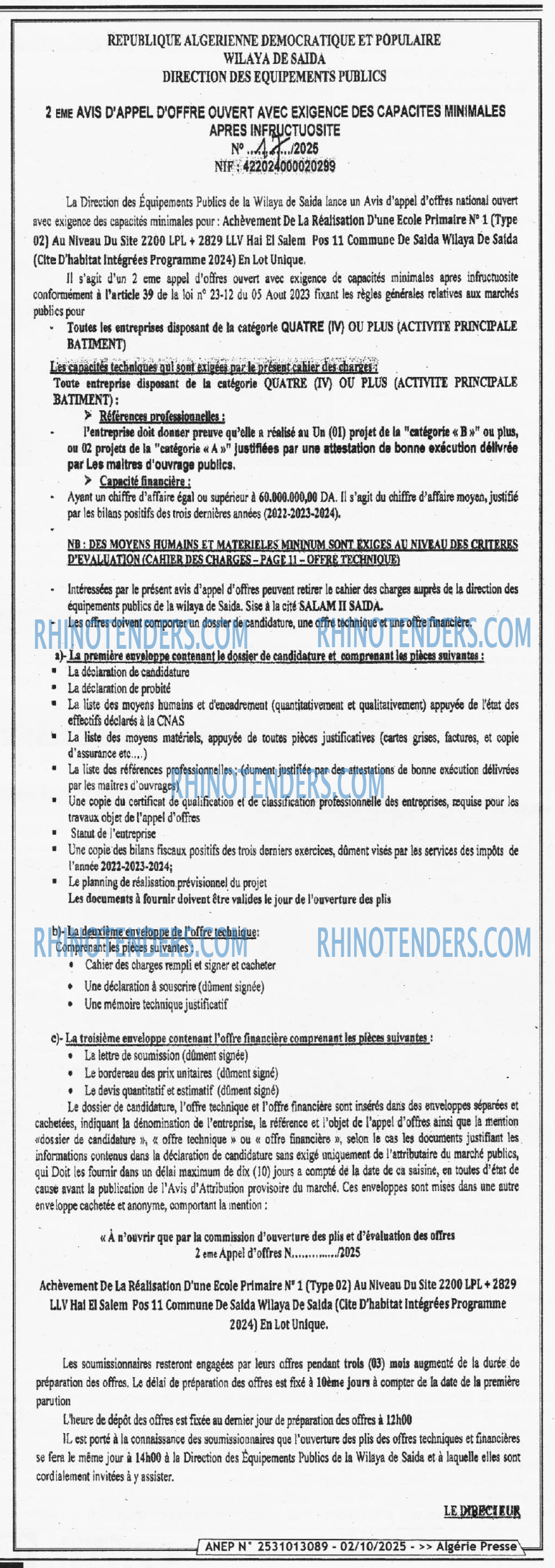 ALGERIE PRESSE