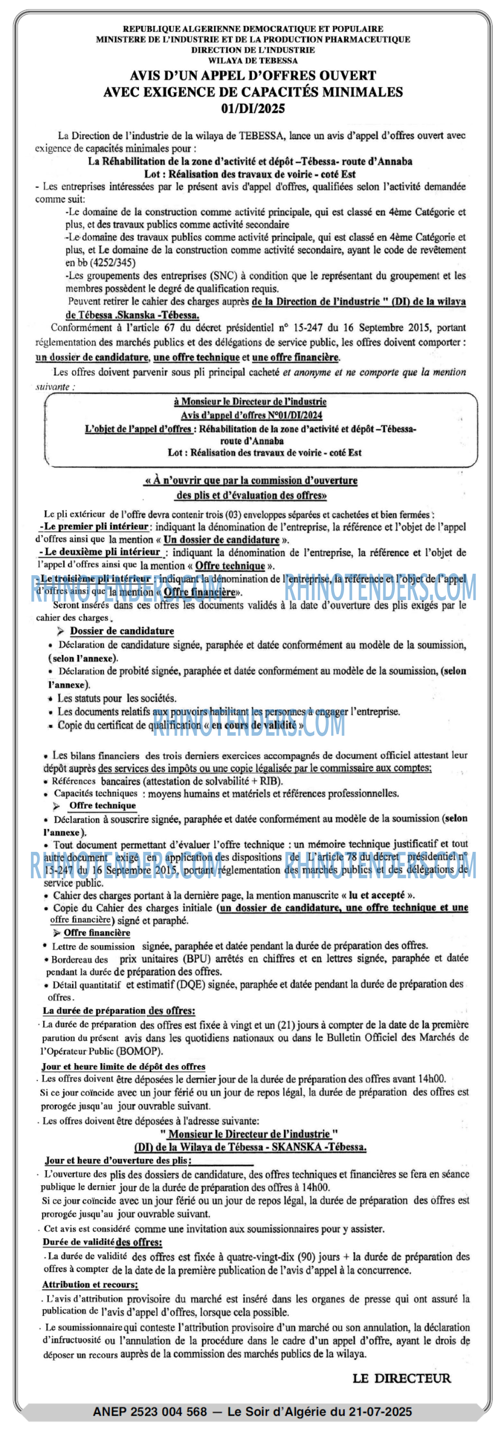 Le Jour d'Algérie