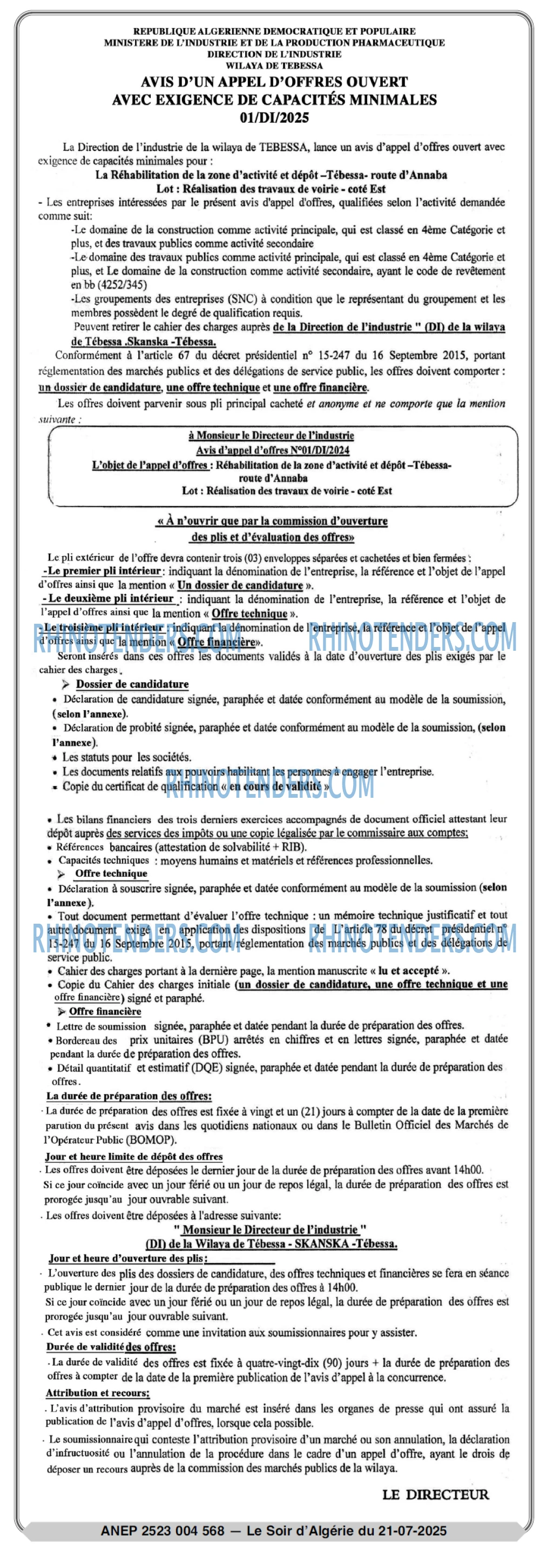 Le Jour d'Algérie