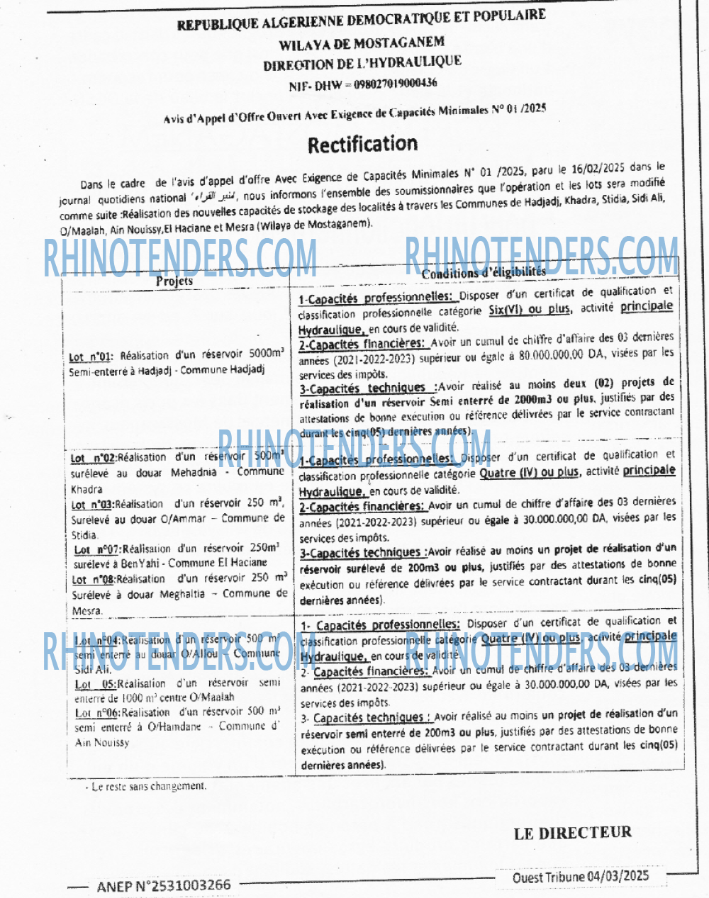 Rhinotenders