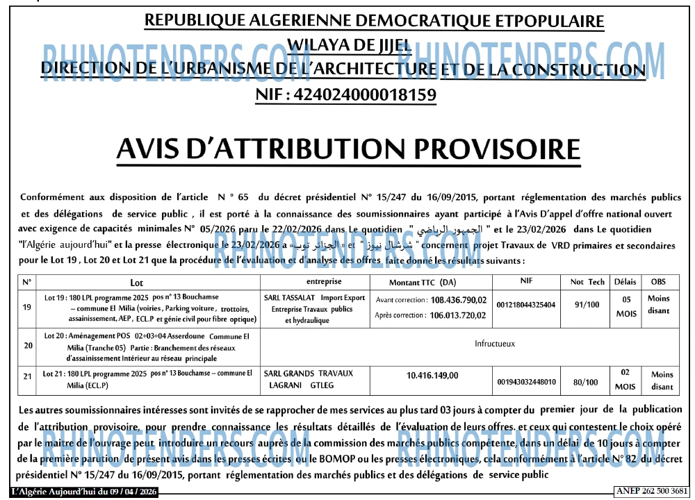 Le Jour d'Algérie