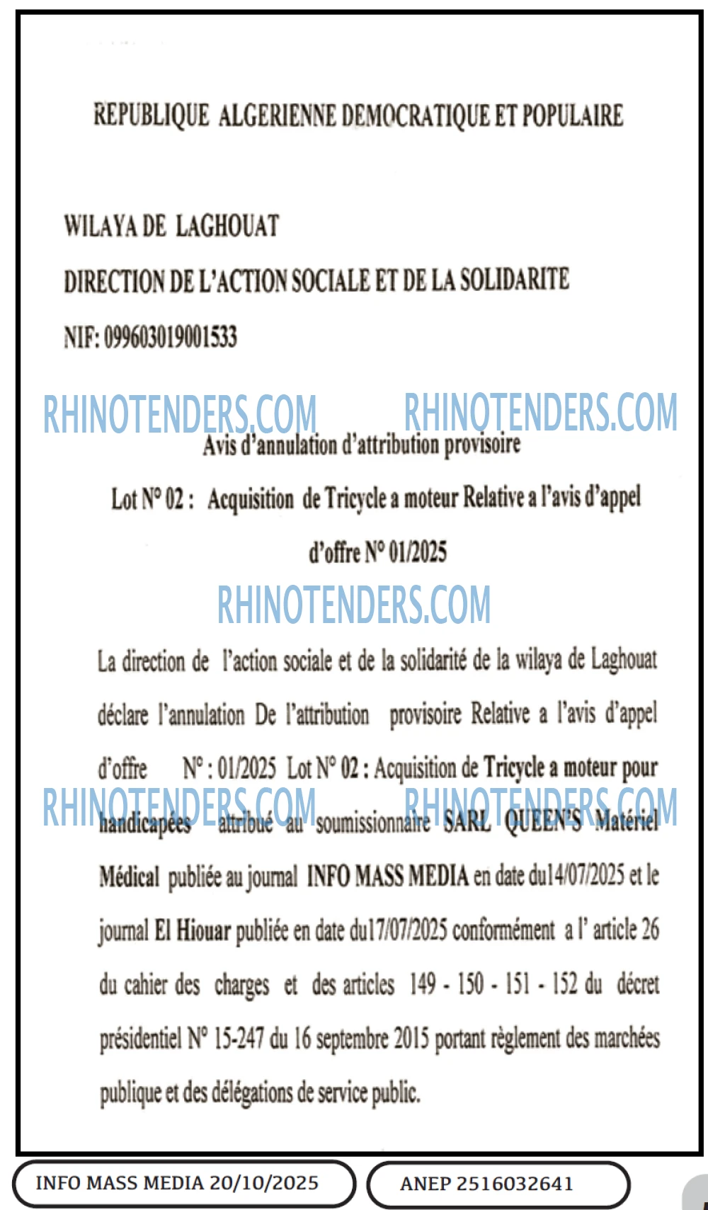 Infos Mass Media