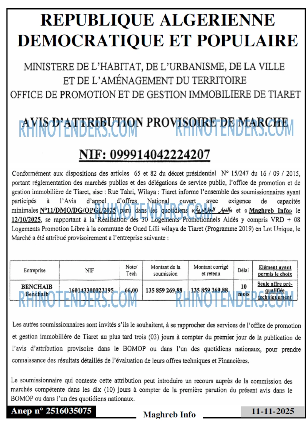 LE MAGHREB