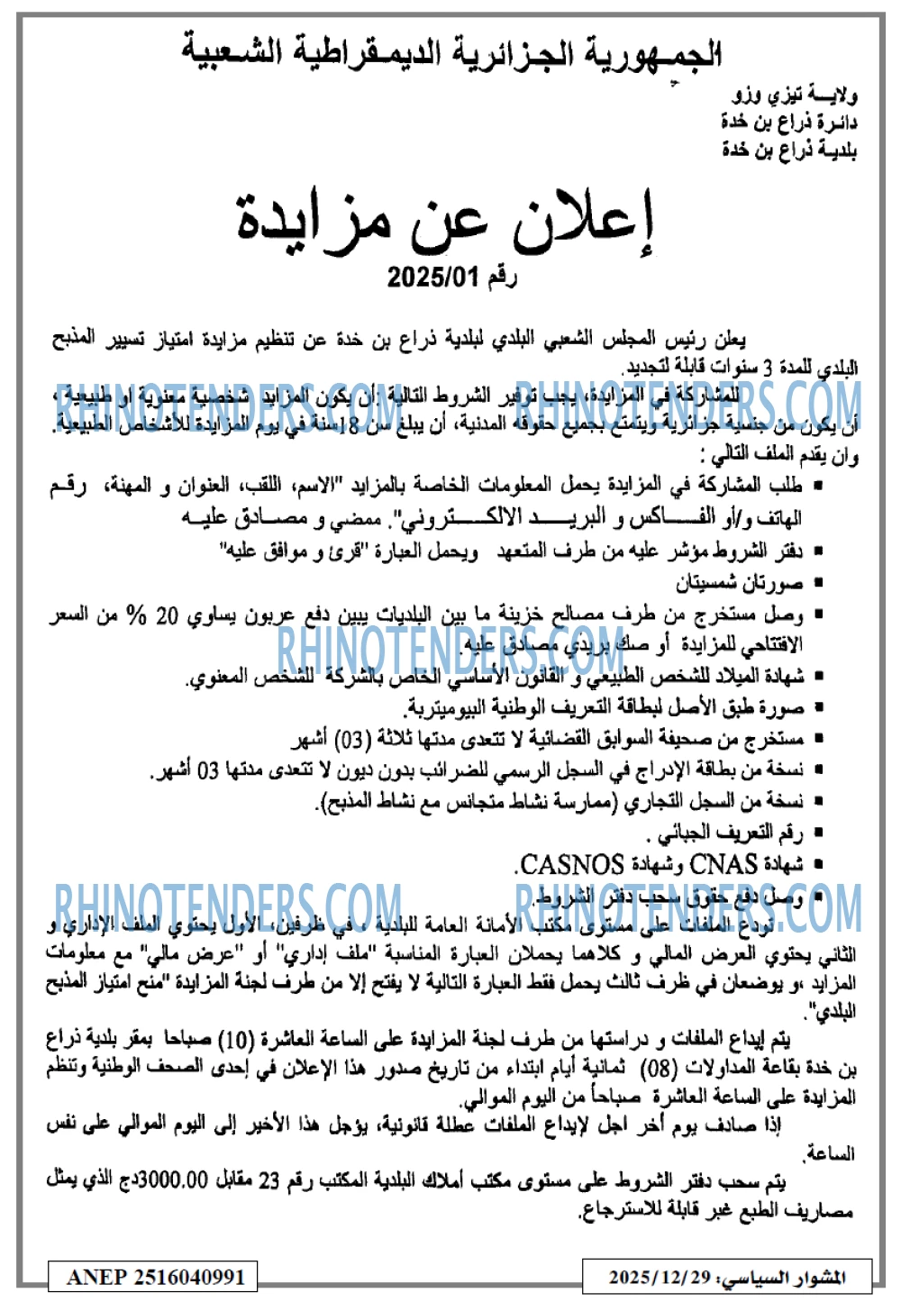 المشوار السياسي