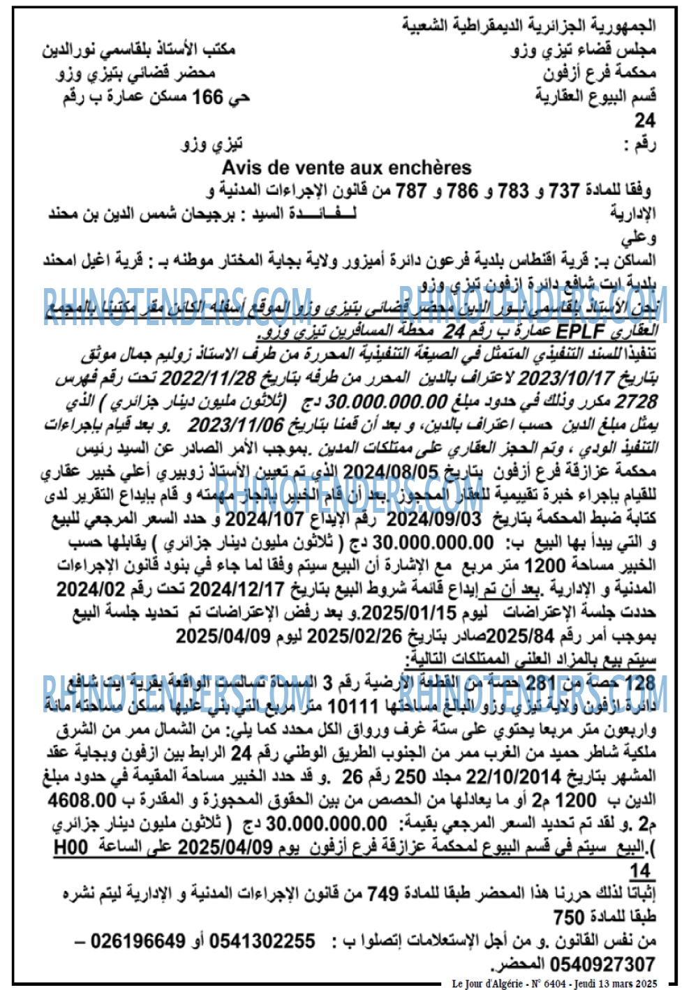 Le Jour d'Algérie