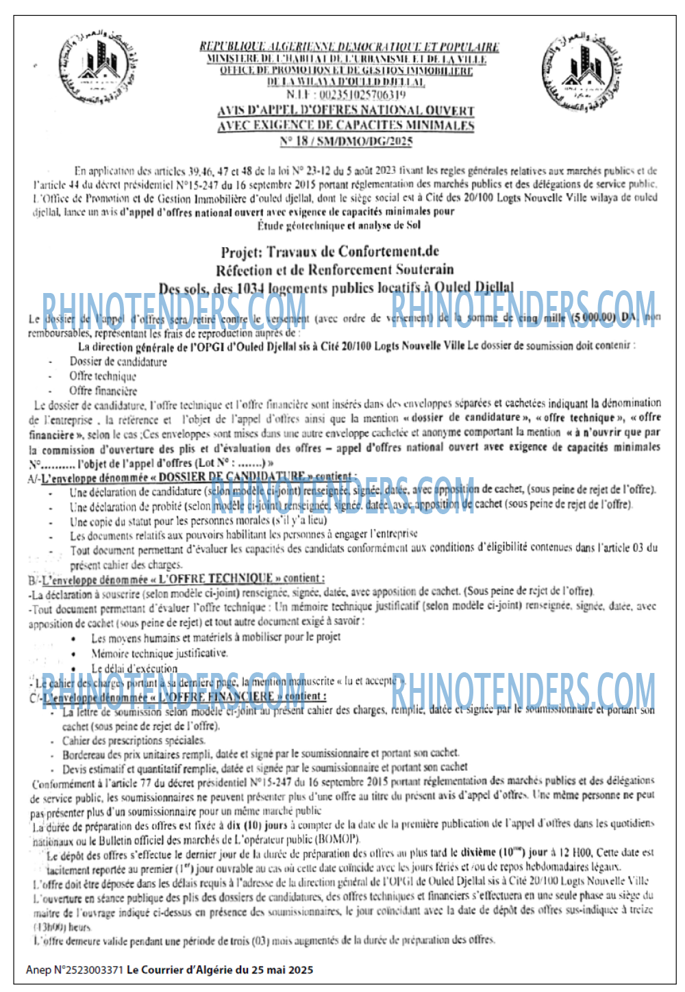 Le Courrier d'Algerie