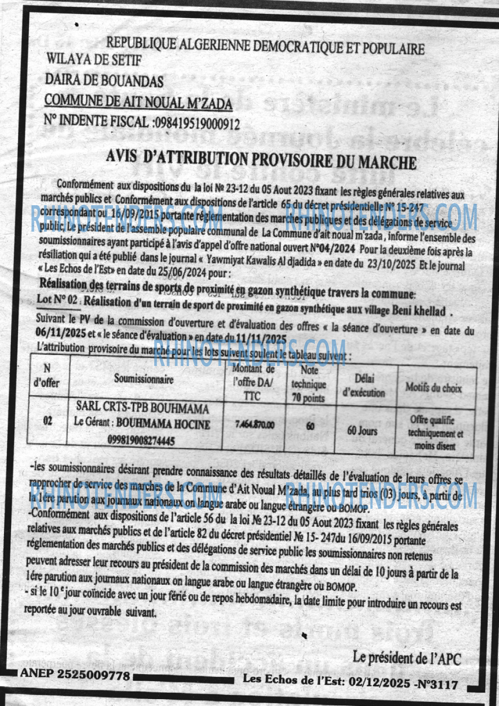 Les Echos de l'Est