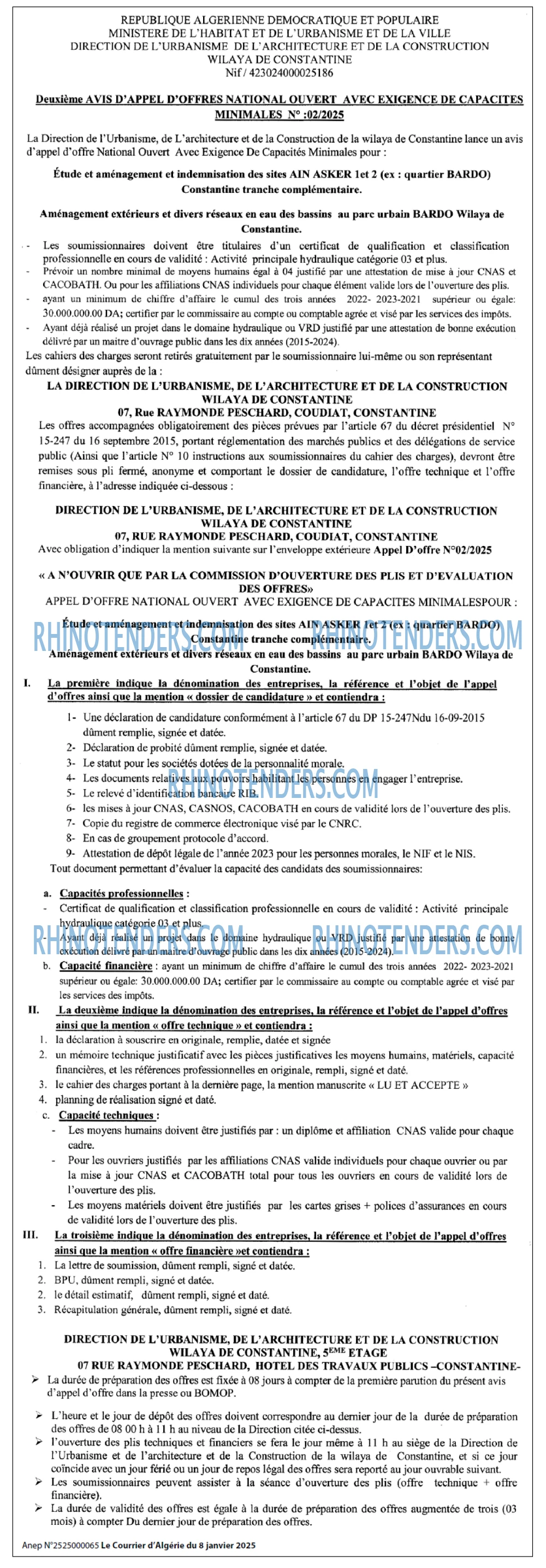 Le Courrier d'Algerie