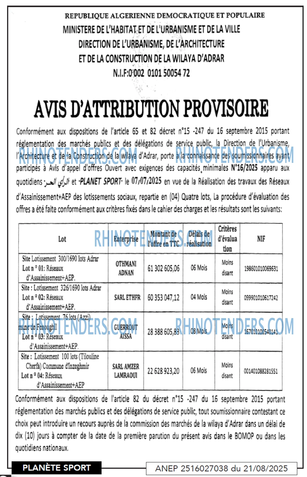 PLANETE SPORT