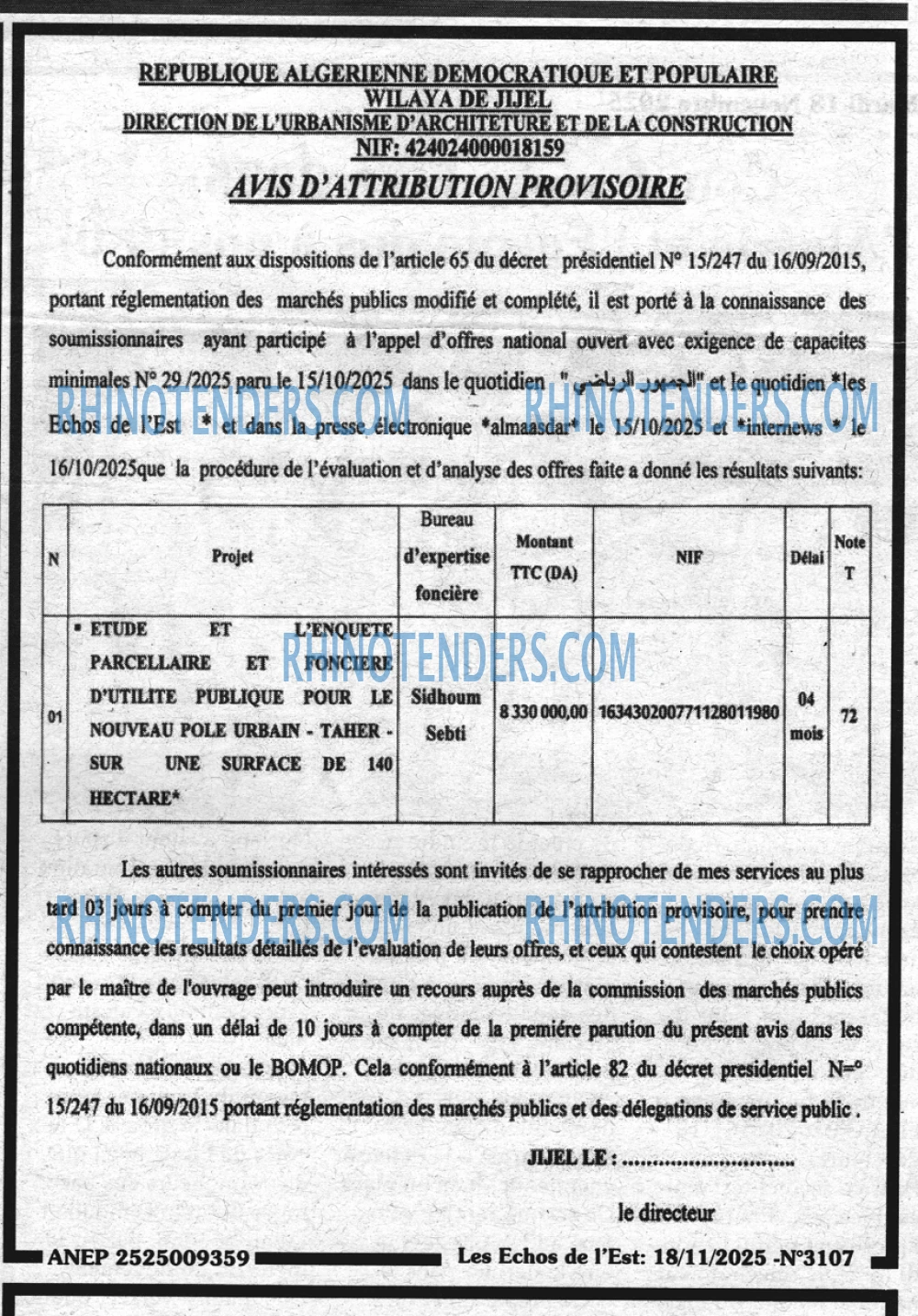 Les Echos de l'Est