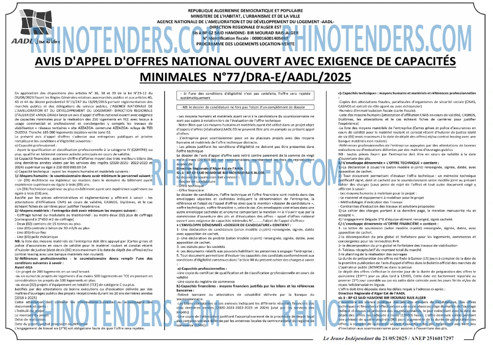 Le jeune indépendant