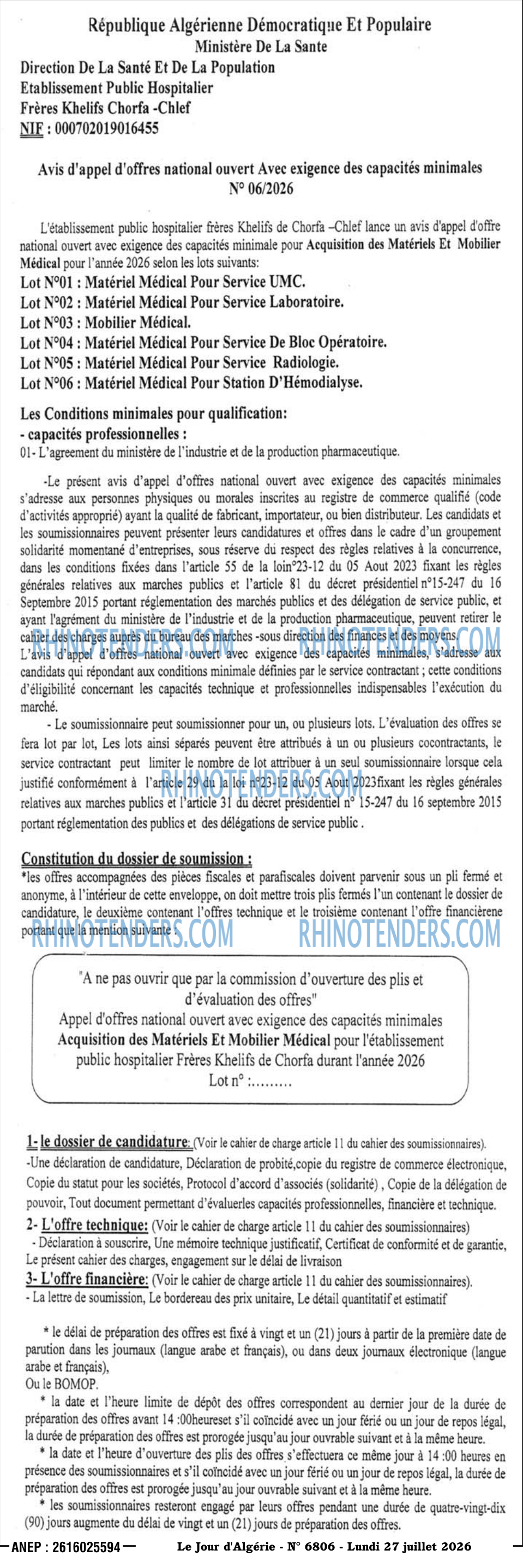 Le Jour d'Algérie