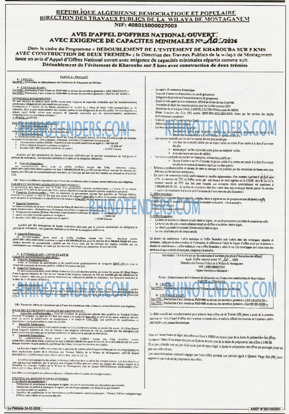 LE PATRIOTE
