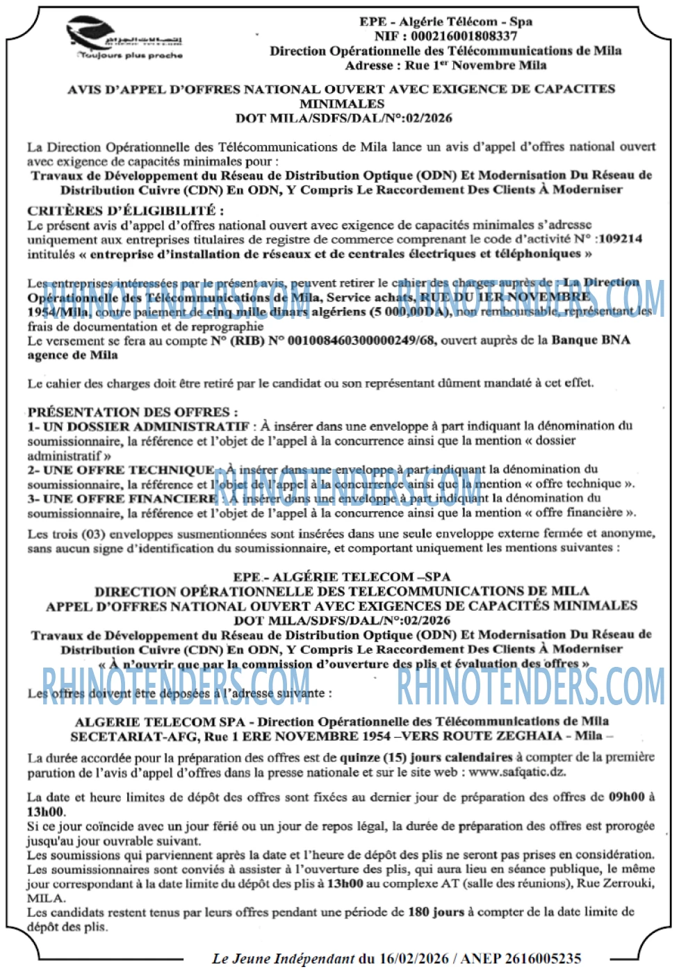 Jeune Independant