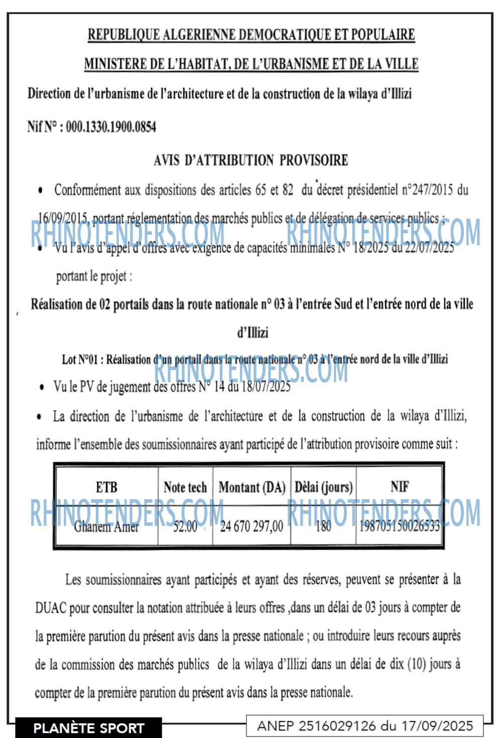 PLANETE SPORT