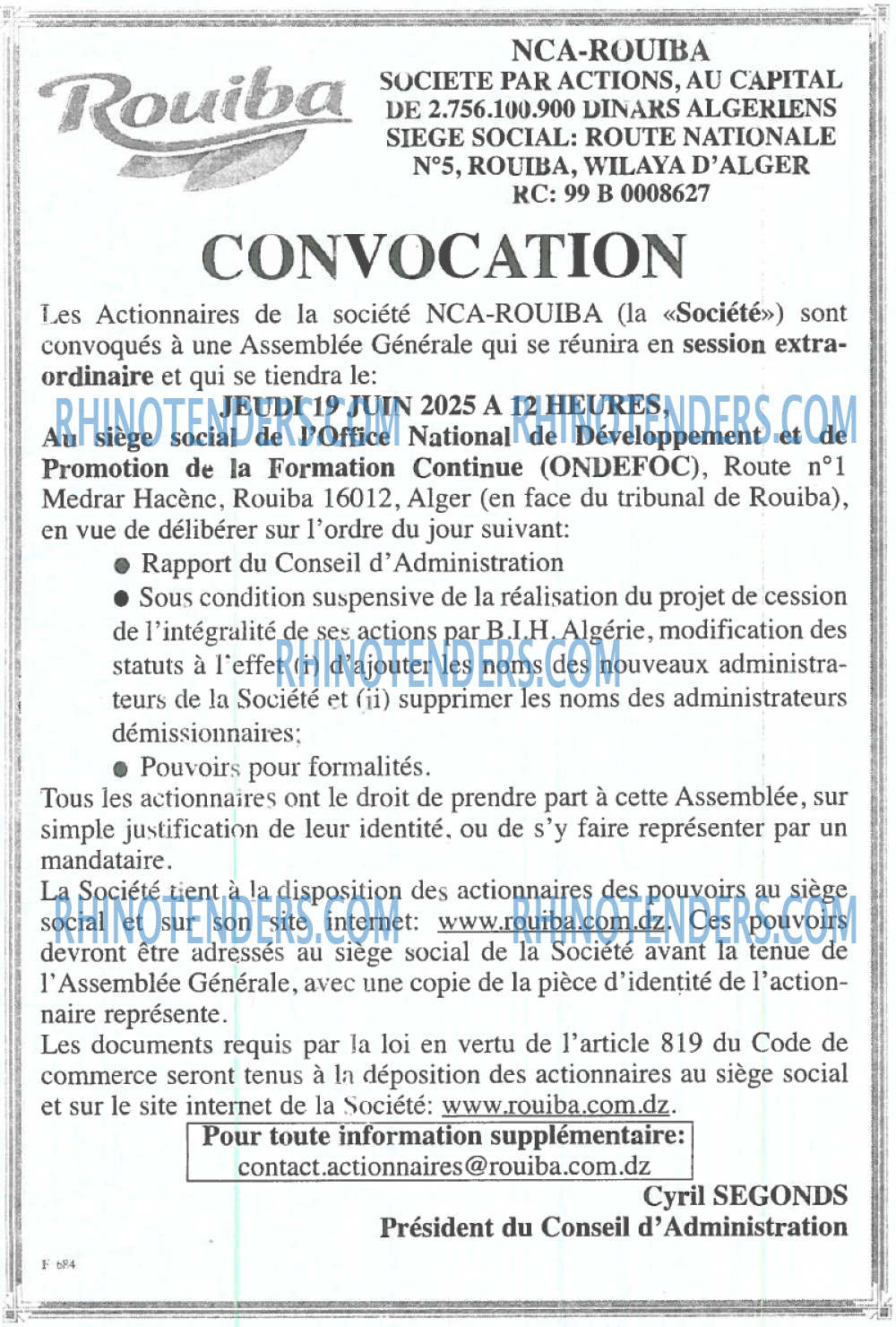 CDTA - Centre De Développement Des Technologies Avancées