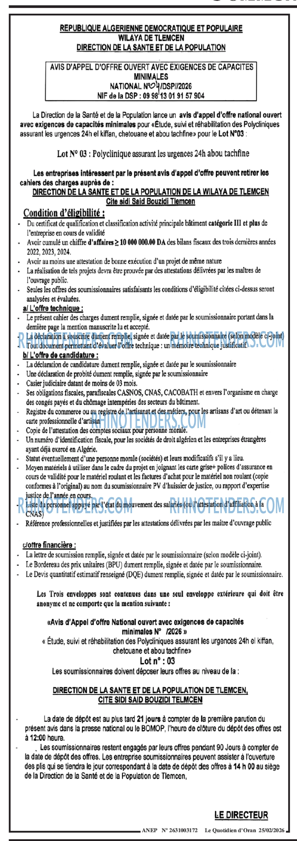 Le Quotidien d'Oran