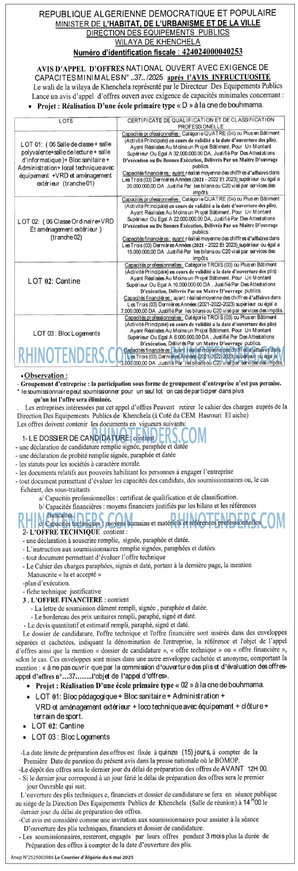Le Courrier d'Algerie