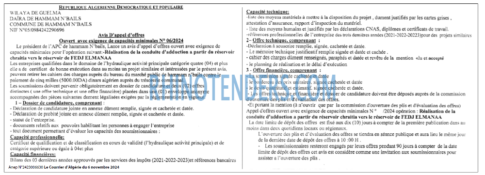 Le Courrier d'Algerie