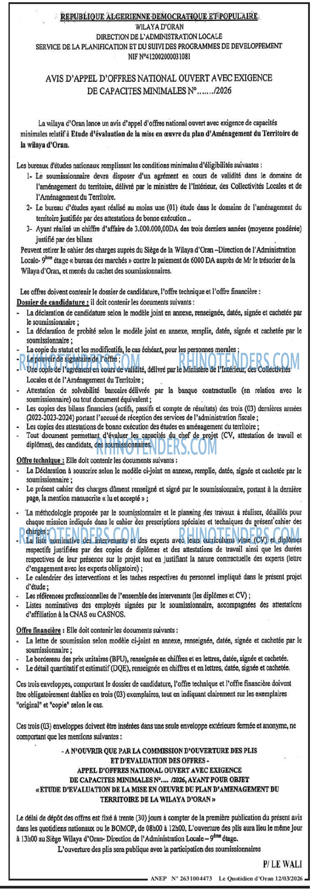 Le Quotidien d'Oran
