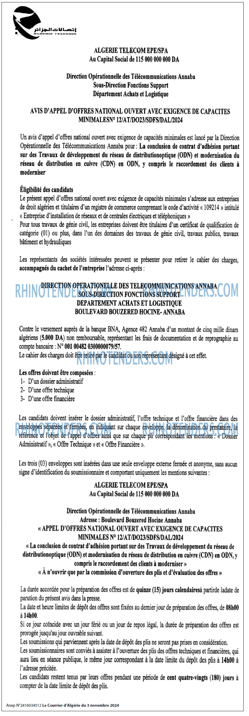 Le Courrier d'Algerie