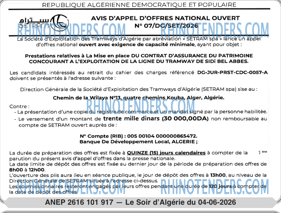 LE SOIR D'ALGERIE