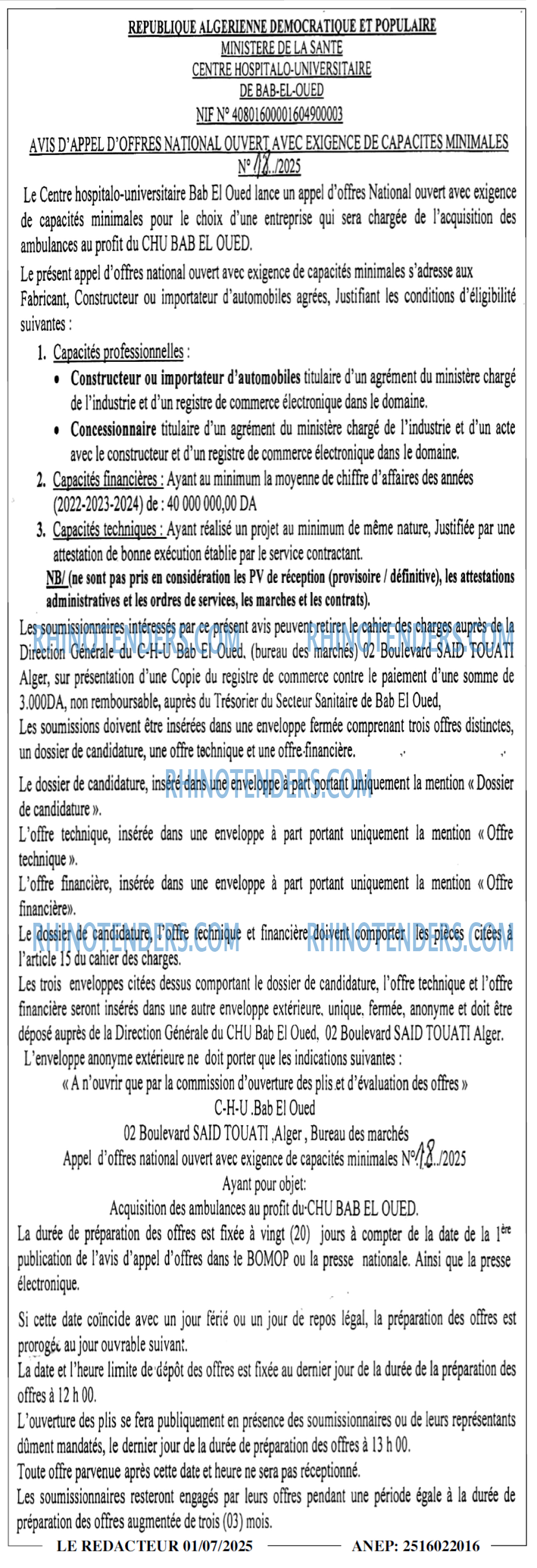LE REDACTEUR