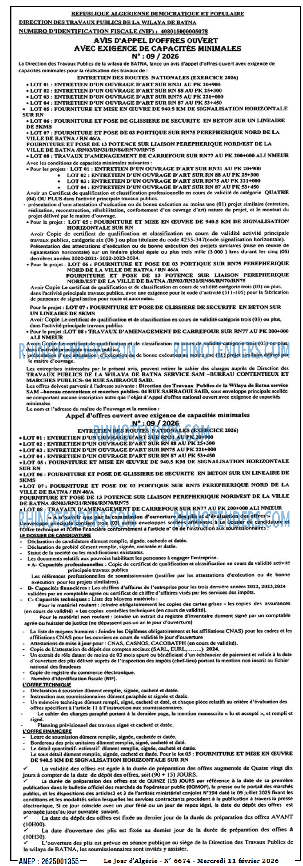 Le Jour d'Algérie