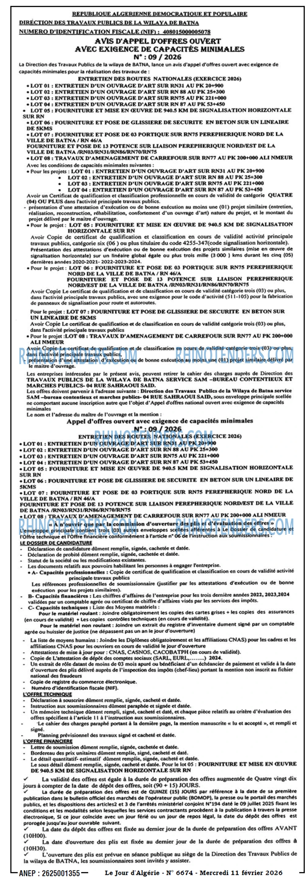 Le Jour d'Algérie
