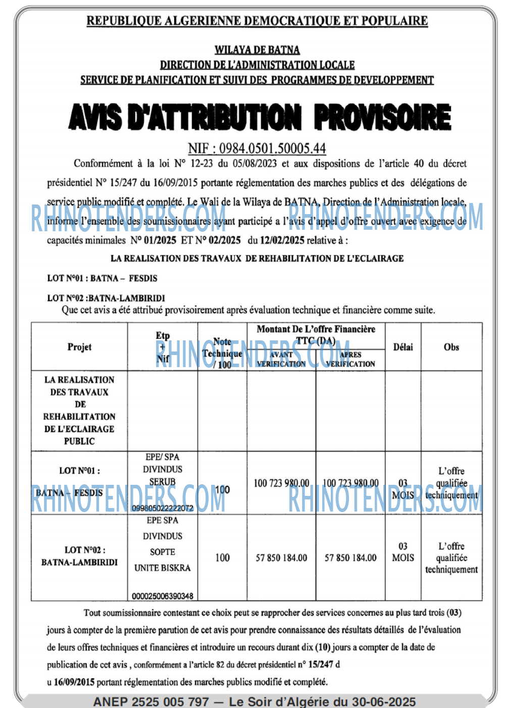 Le Jour d'Algérie