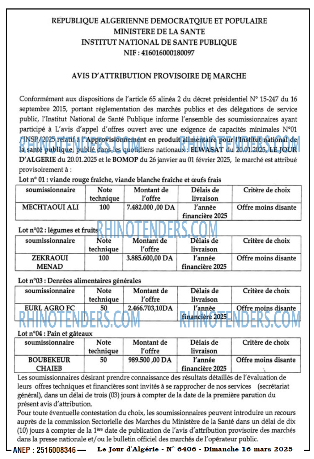 LE SOIR D'ALGERIE