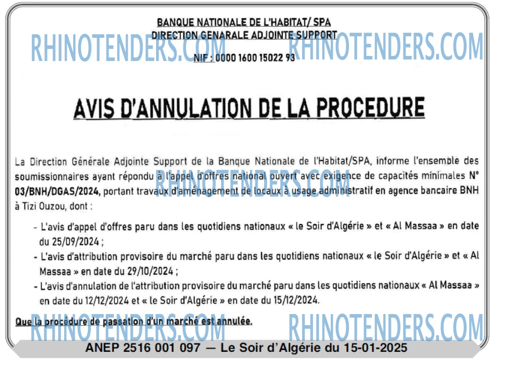 LE SOIR D'ALGERIE