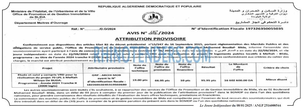 Le jeune indépendant
