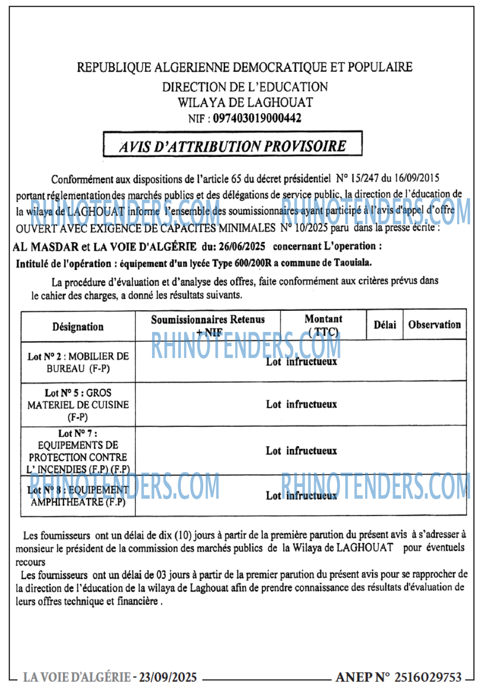 La Tribune