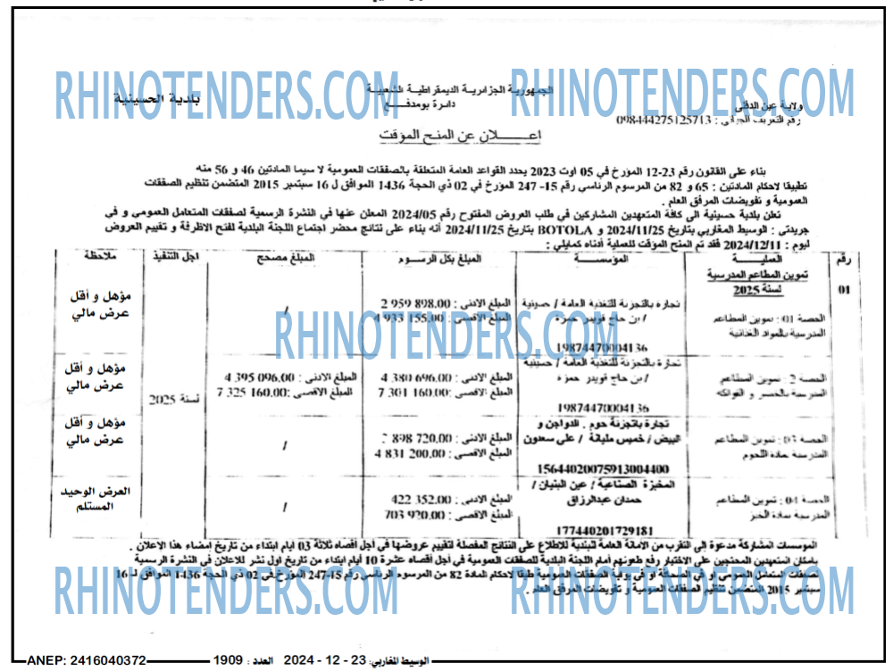 Rhinotenders