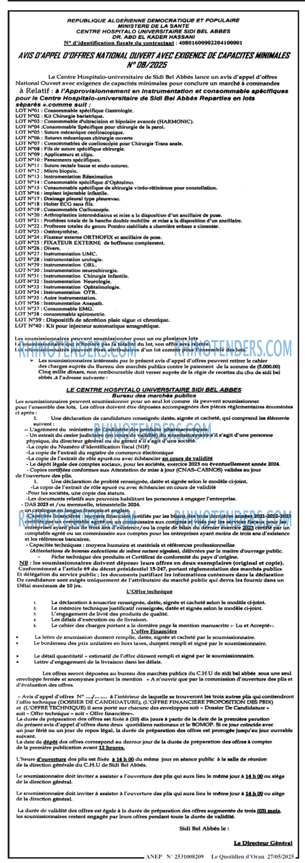 Le Quotidien d'Oran