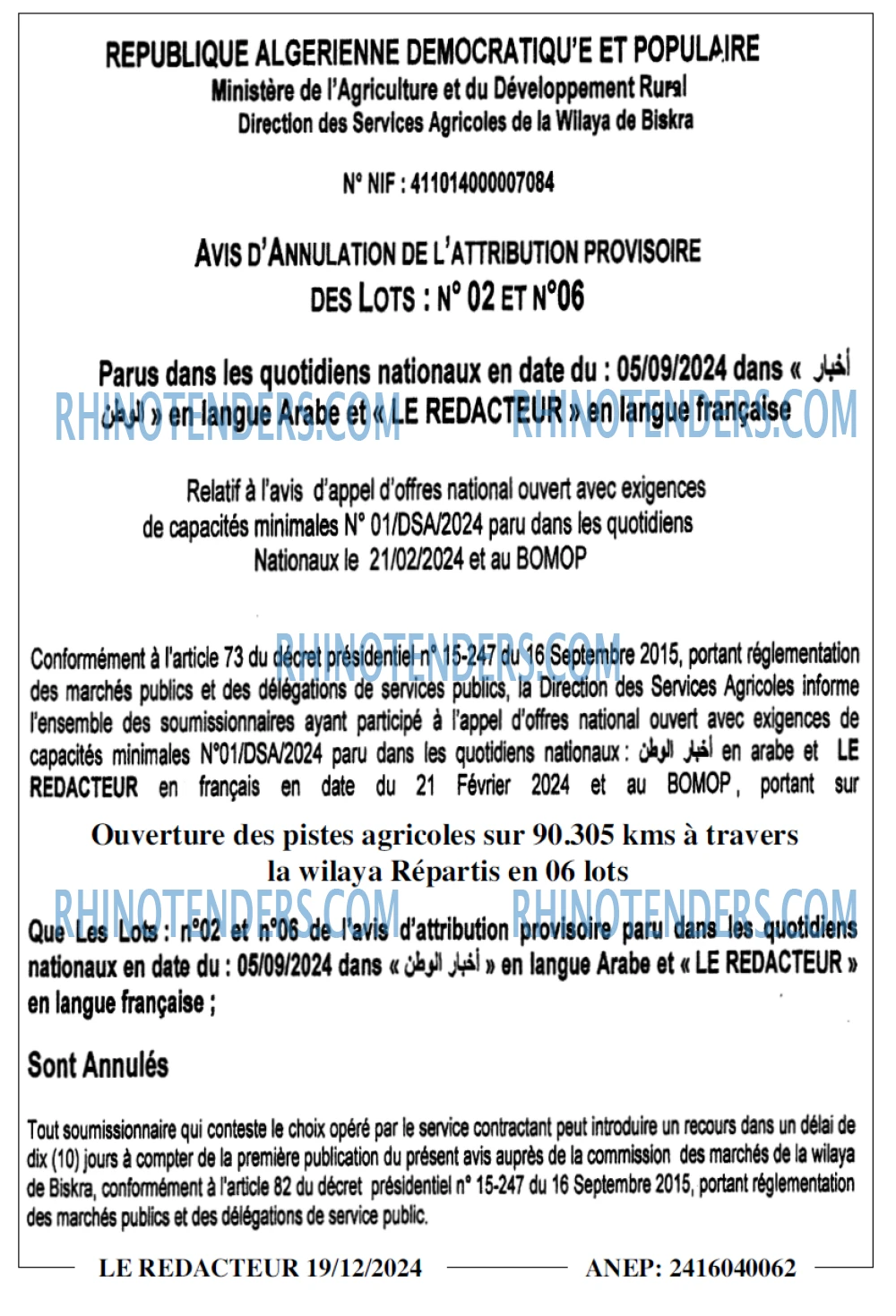 LE REDACTEUR