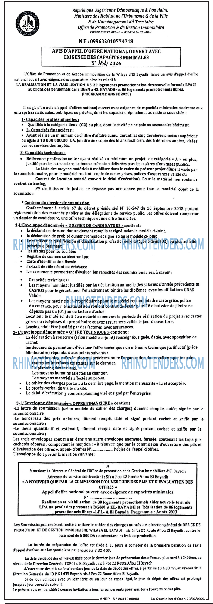 Le Quotidien d'Oran