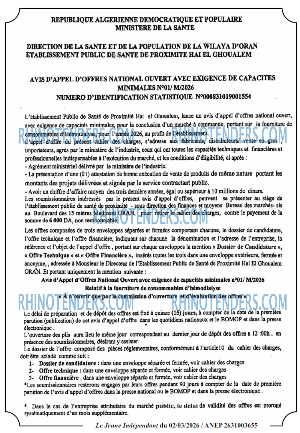 Jeune Independant