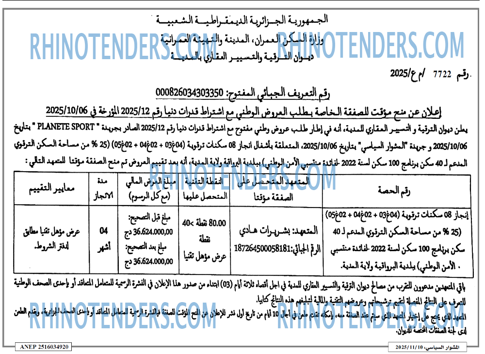 المشوار السياسي