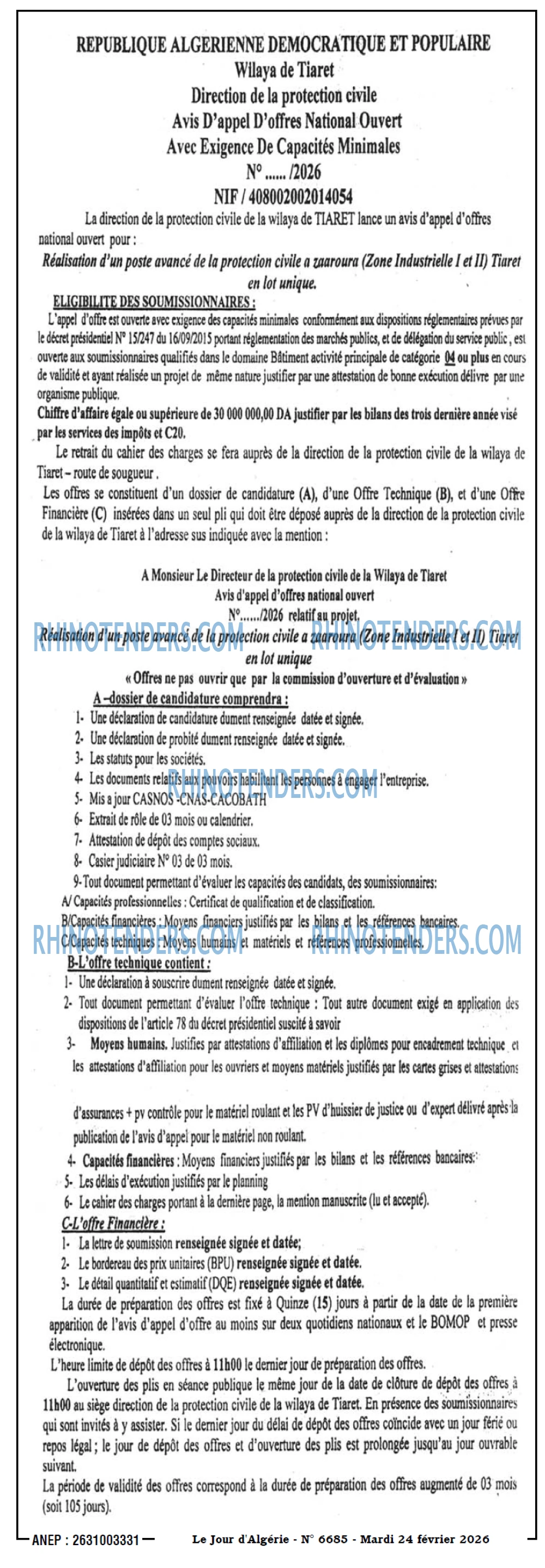 Le Jour d'Algérie