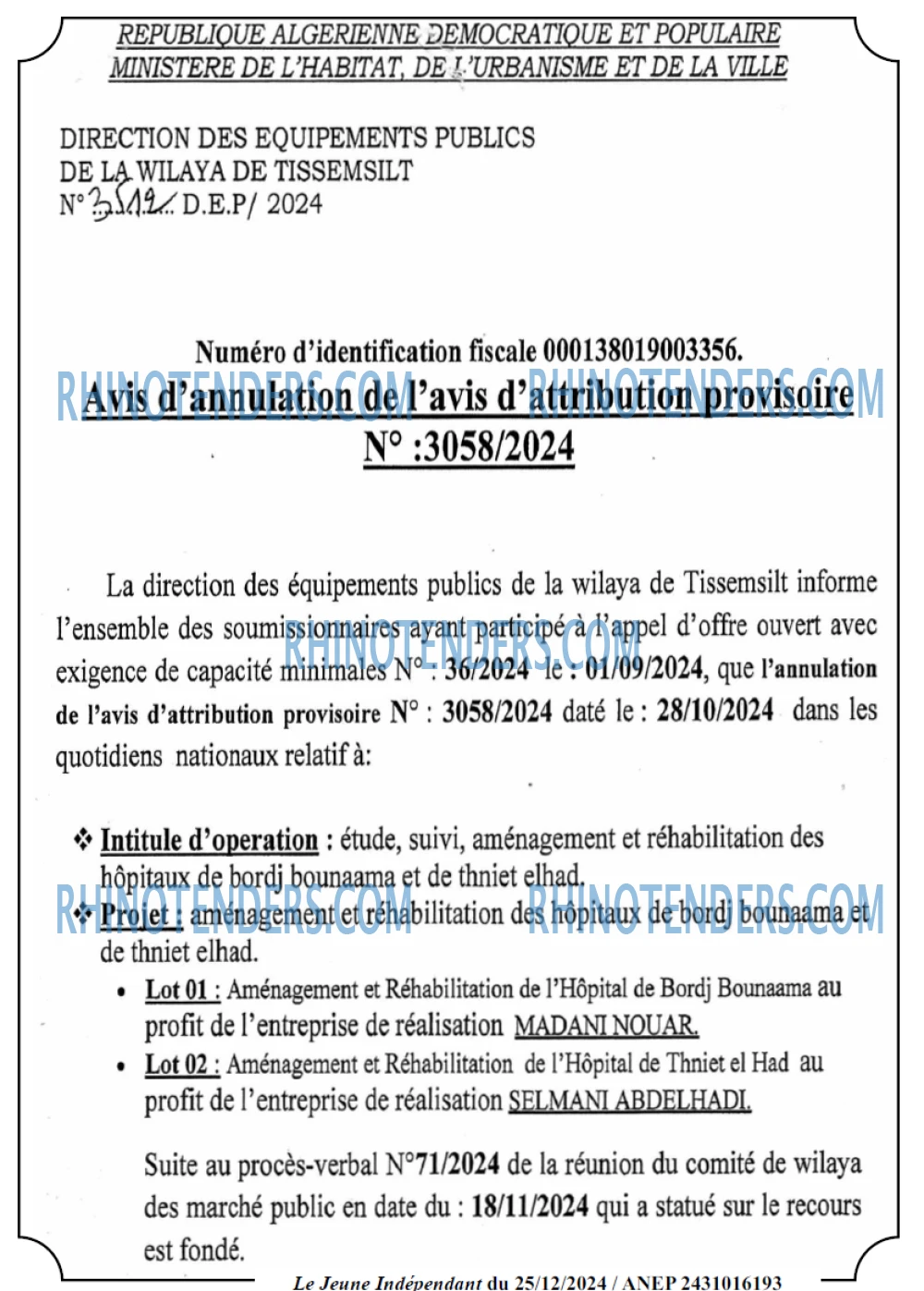 Le jeune indépendant