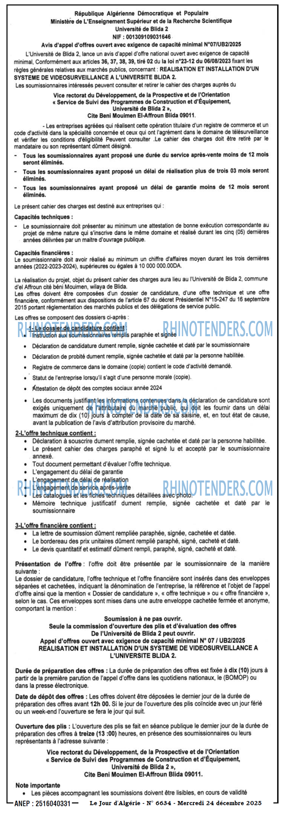 Le Jour d'Algérie