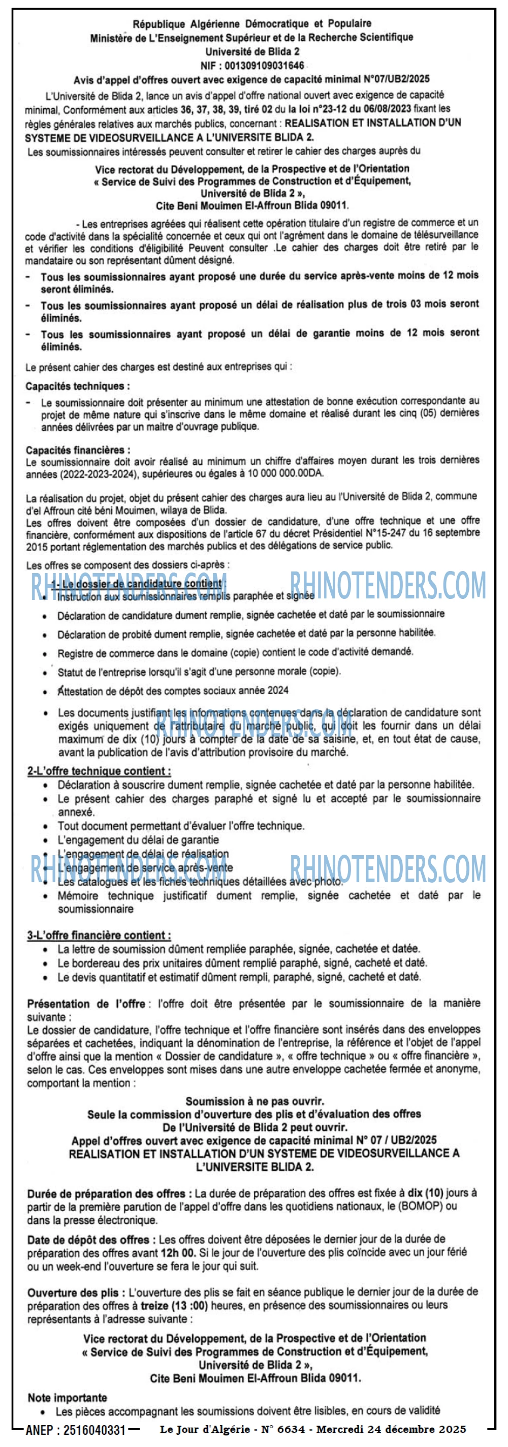 Le Jour d'Algérie