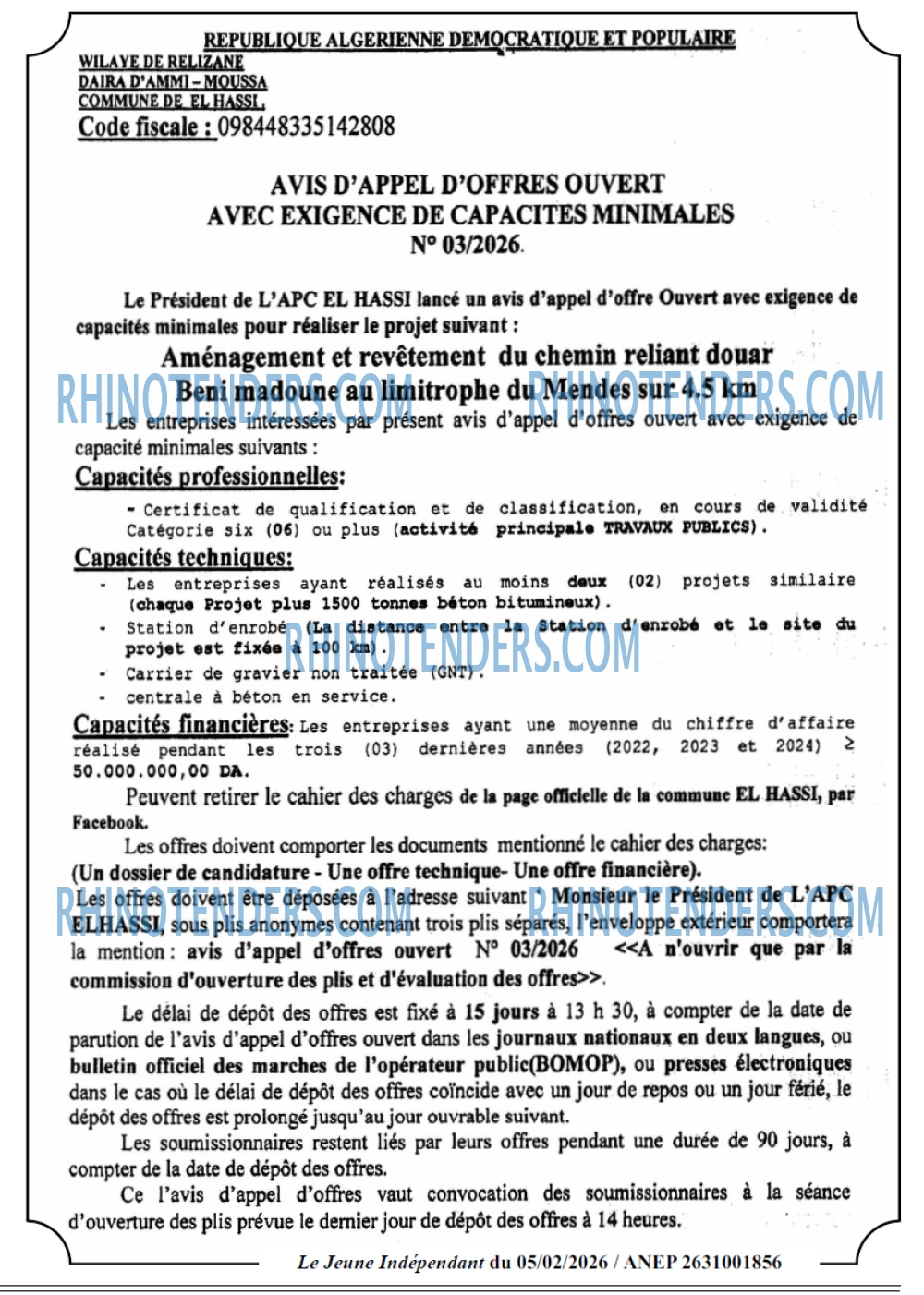 Jeune Independant