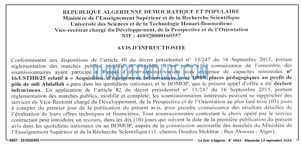 Le Jour d'Algérie
