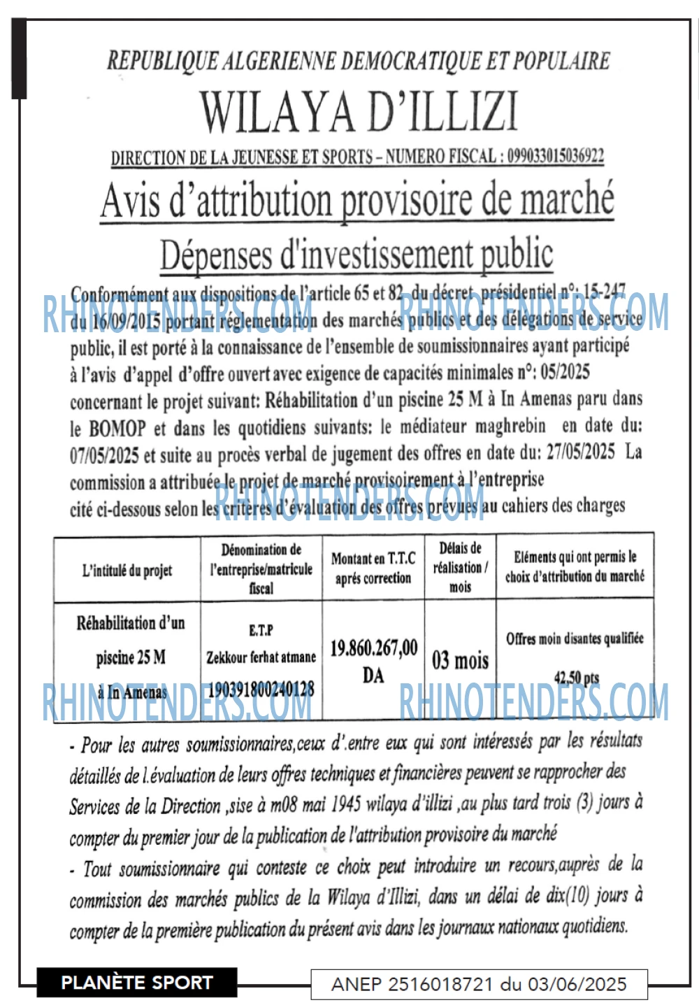 PLANETE SPORT